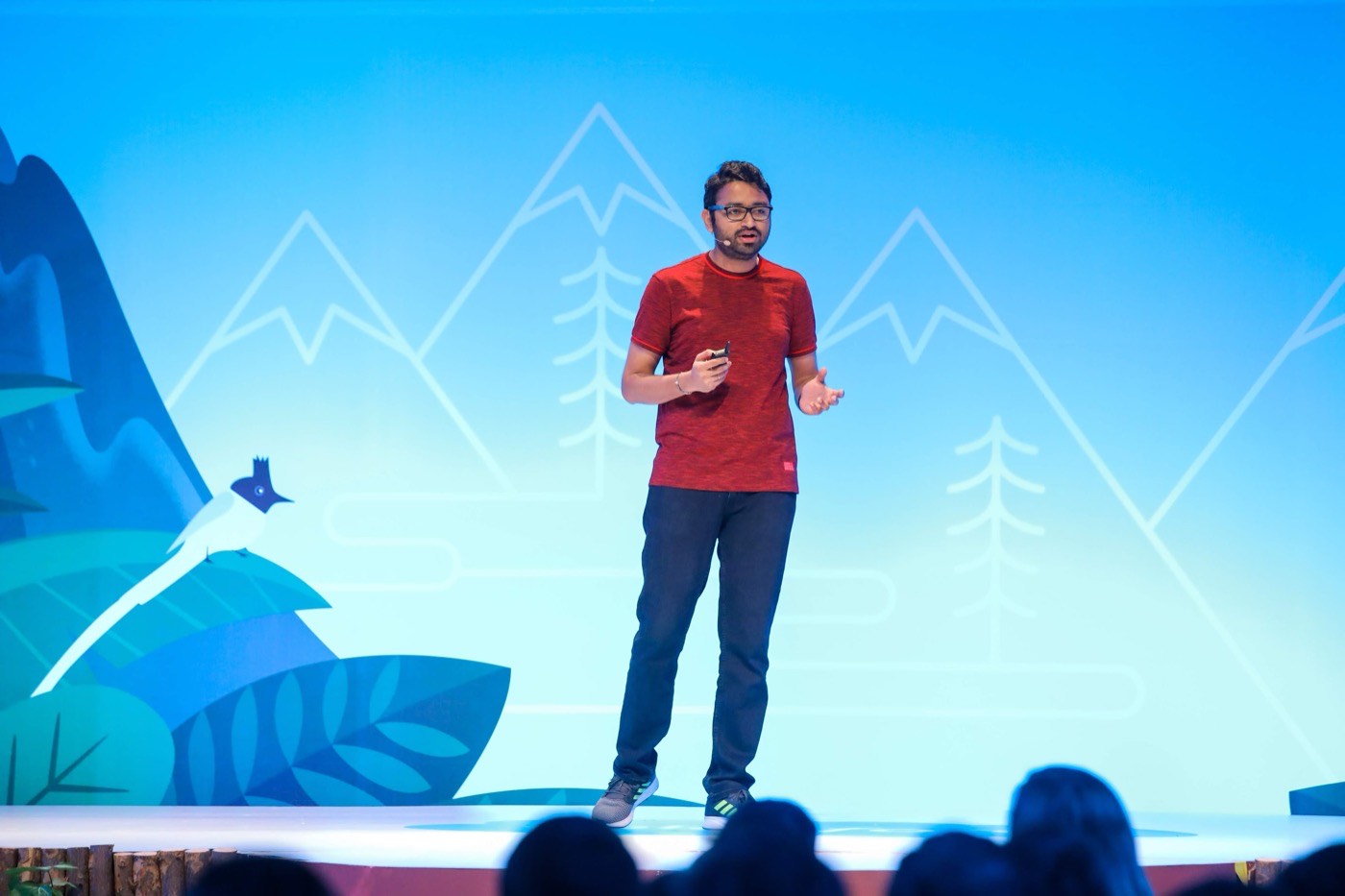Delivering a keynote at TrailheaDX
